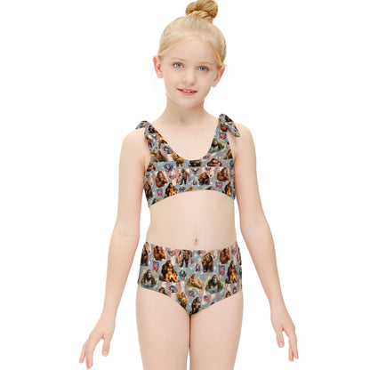 14 Bigfoot, Sasquatch Designs, Girl bikini swimsuits, Girl two piece swimsuit