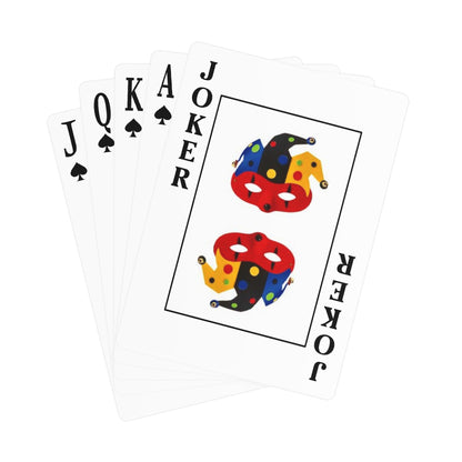 Bigfoot Sasquatch Kissy Face Playing Cards