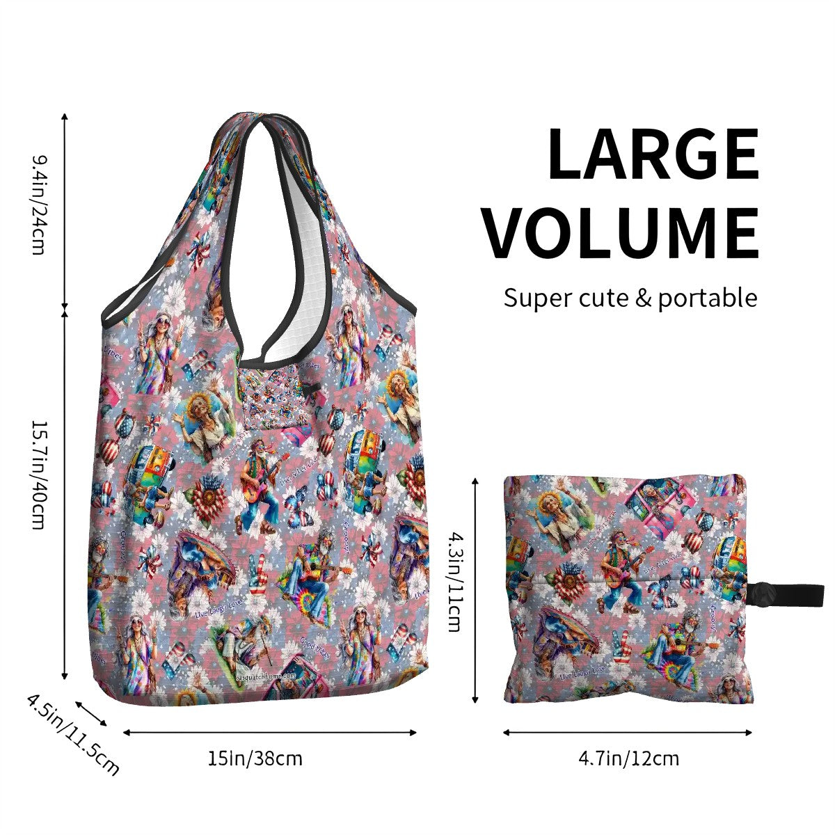 8 Patriot Designs, Reusable Folding Bag