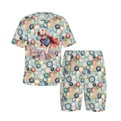 Super Dog, Children’s 2 Piece Short Pajama Set