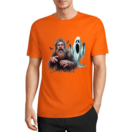 Bigfoot - Sasquatch Halloween Short Sleeve Cotton T-Shirt