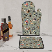 Donald Trump, MAGA 2-Piece Pot Holders And Oven Mitt Set