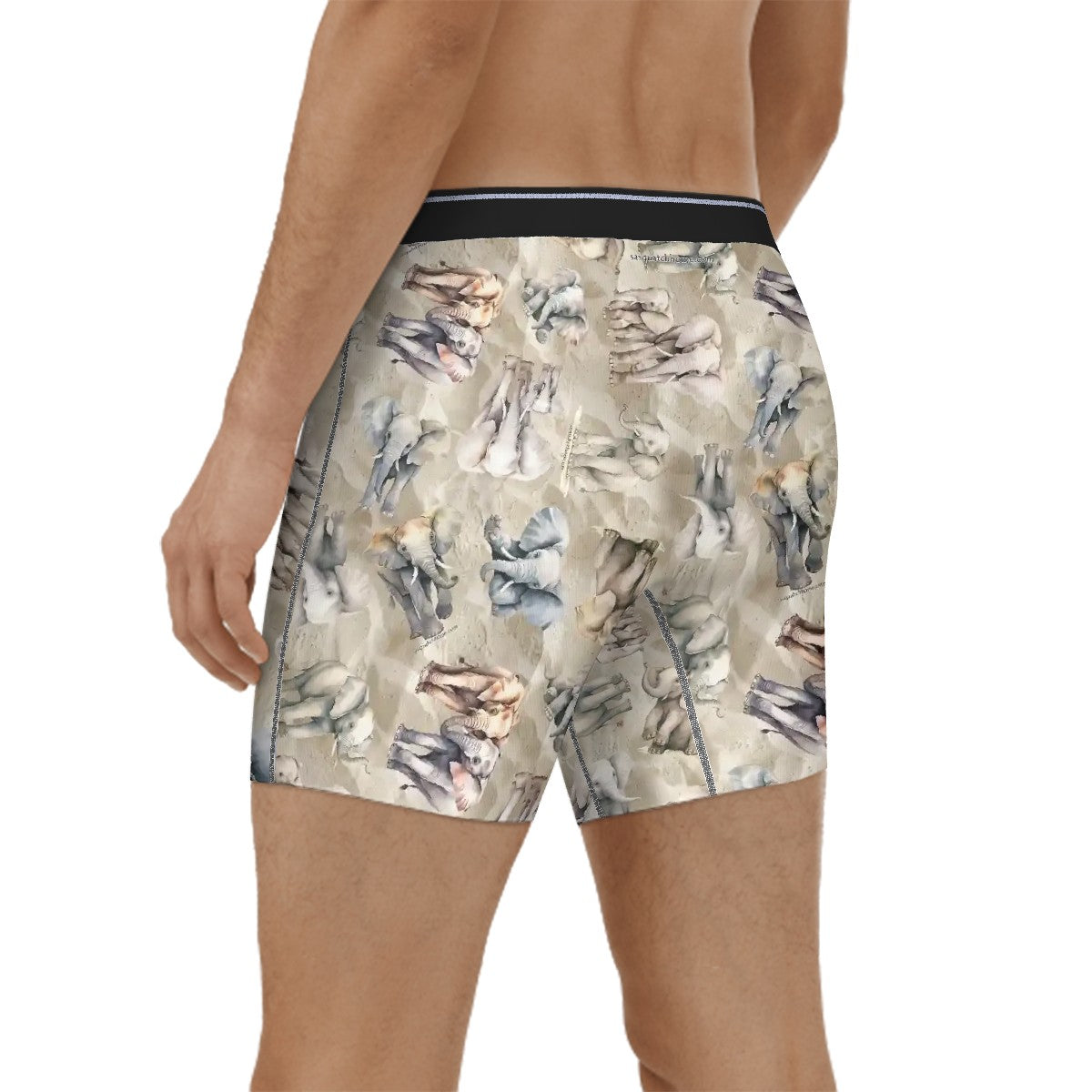 Animal Themed Extended Men's Boxer Briefs