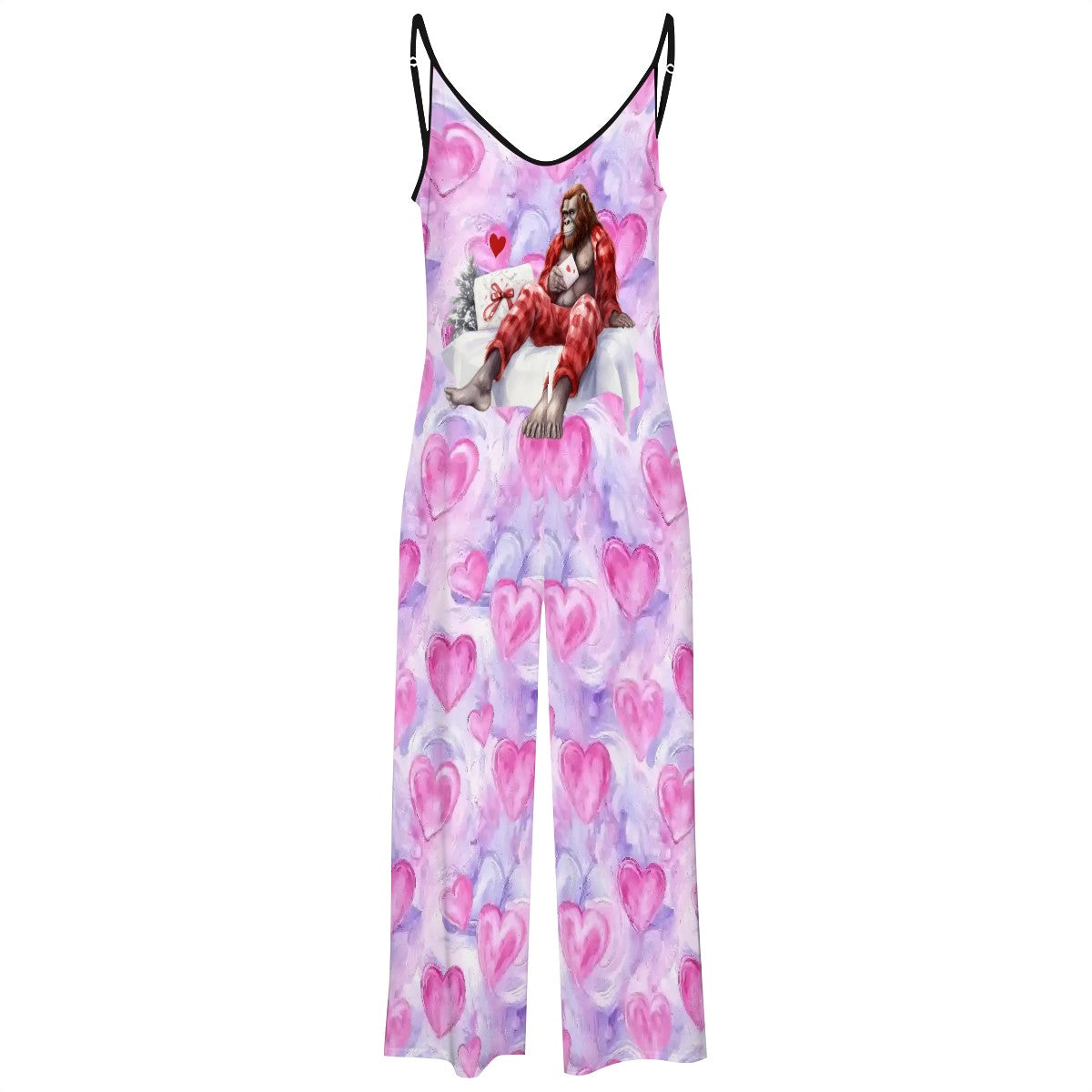 Valentine Bigfoot, Sasquatch, Casual Jumpsuits for Women