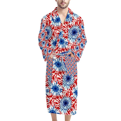19 Tie-Dye Designs, Polyester Bath Robe