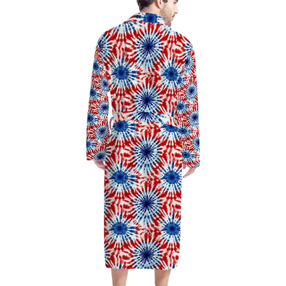 19 Tie-Dye Designs, Polyester Bath Robe