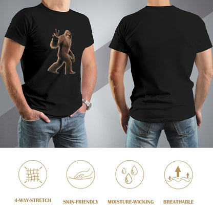 Bigfoot, Sasquatch, Short Sleeve Cotton T-shirt