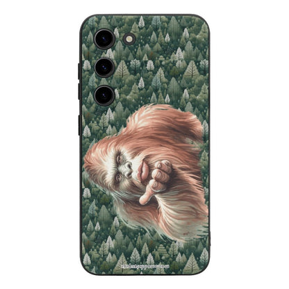 Sasquatch, Bigfoot Blow Kiss, Samsung S23 Series Cell Phone Case