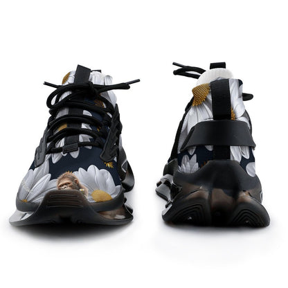 Sasquatch "smell the flowers" Men Custom Basketball Shoes with Breathable Fabric F68