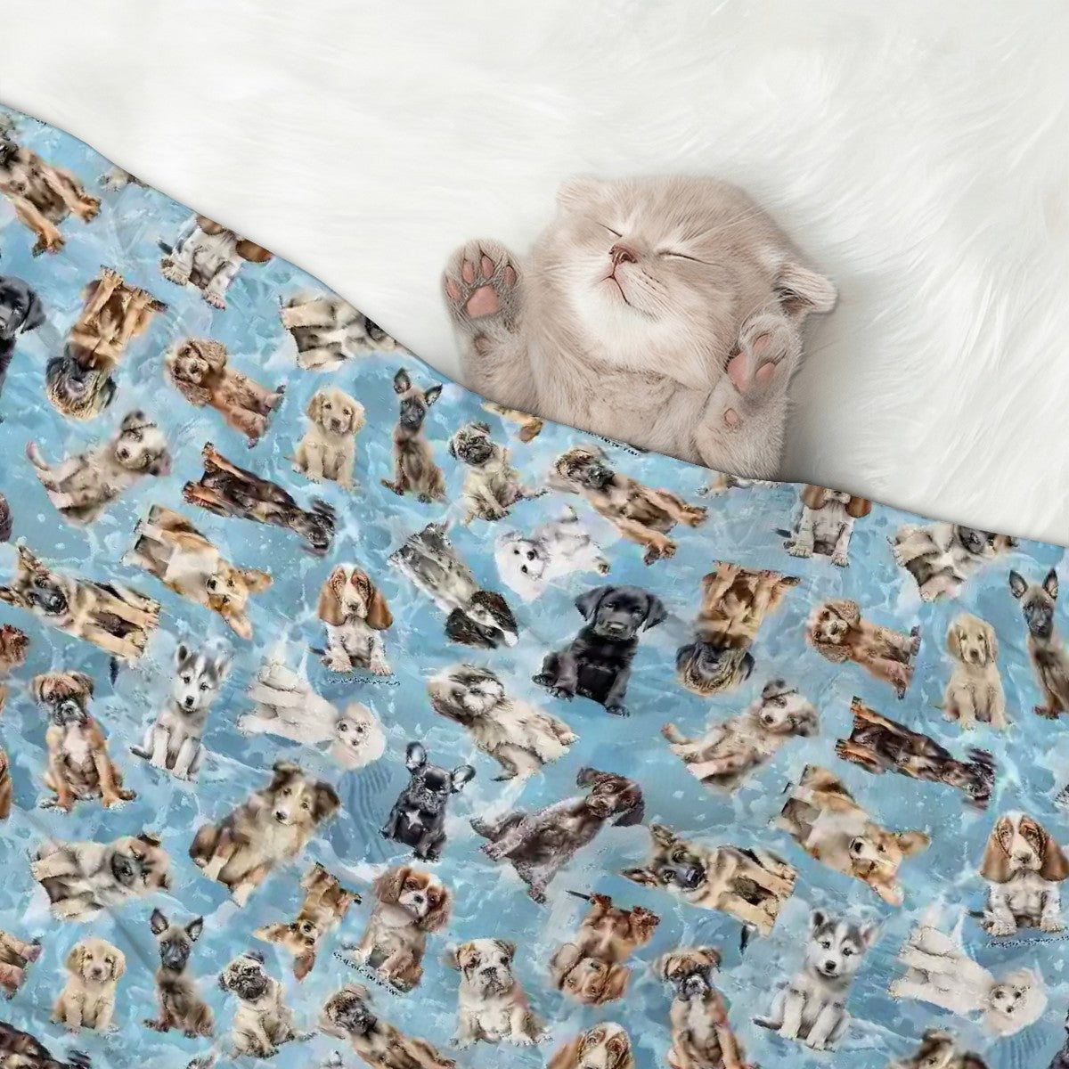 Animal Themed, Fluffy, Soft Dog Blanket - 10 Animal Designs