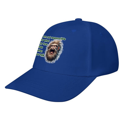 Bigfoot, Sasquatch “I am not responsible..", Baseball Cap – 8 Colors