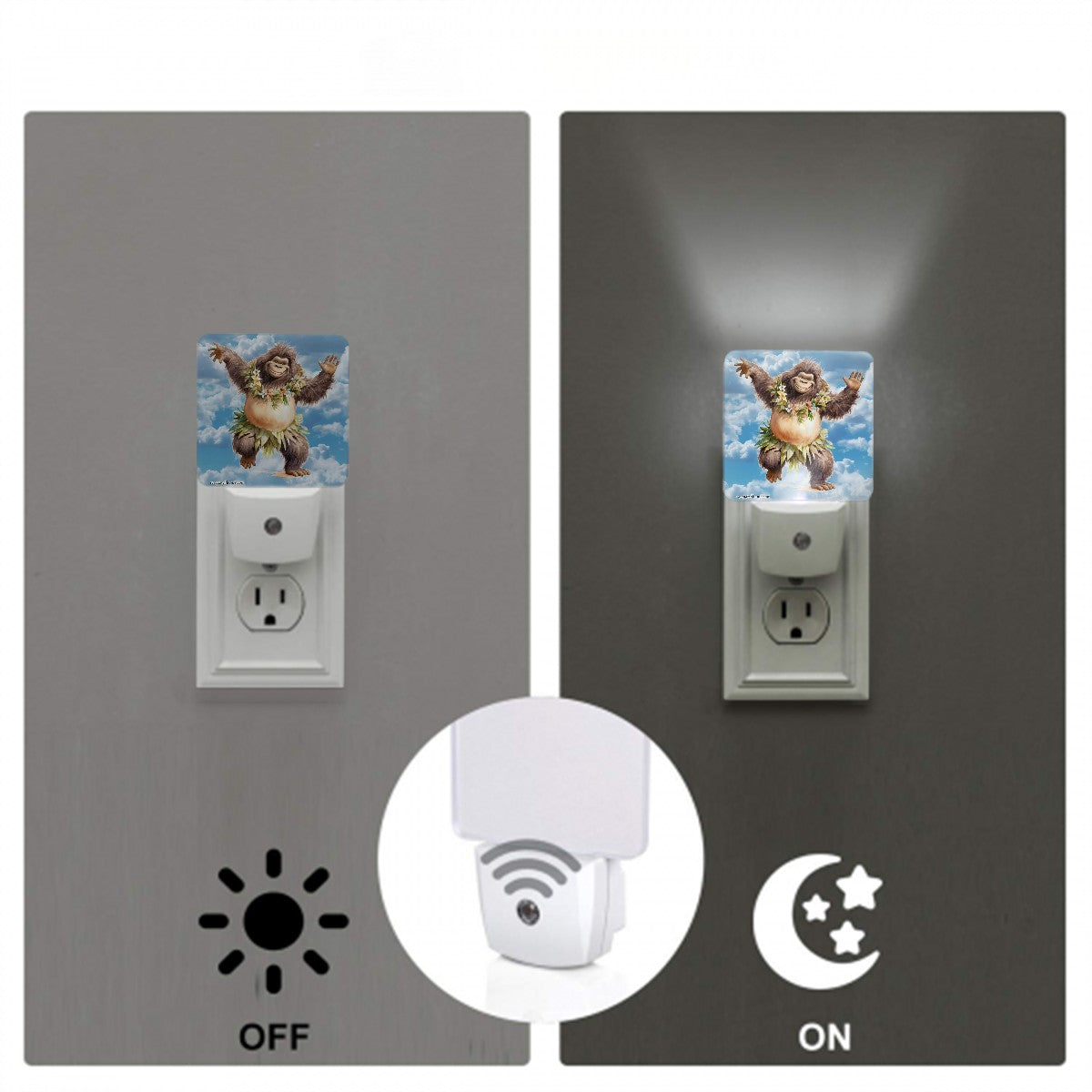 Hawaiian Bigfoot / Sasquatch Night Lights