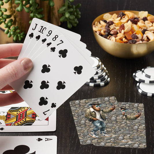 Sasquatch / Bigfoot Selfie Poker Playing Cards