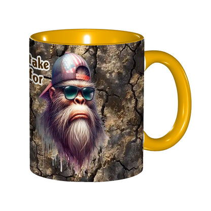 Sarcastic Sasquatch Collection, 11.2 Oz Ceramic Coffee Mug- Don't Mistake
