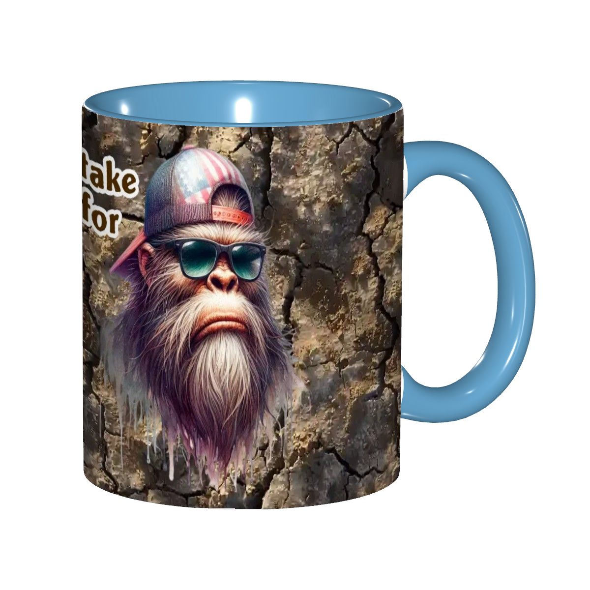 Sarcastic Sasquatch Collection, 11.2 Oz Ceramic Coffee Mug- Don't Mistake