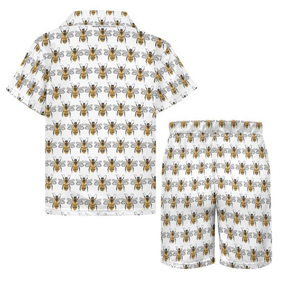 Bumble Bee Design Children's Casual Beach Outfit A27TZ (All-Over Printing)