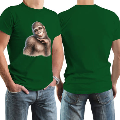 Bigfoot, Sasquatch, female, Short Sleeve Cotton T-shirt