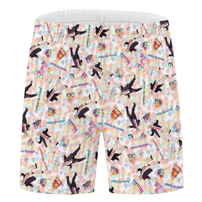10 Donald Trump Designs, Men’s Polyester, pocketed, pajama Shorts