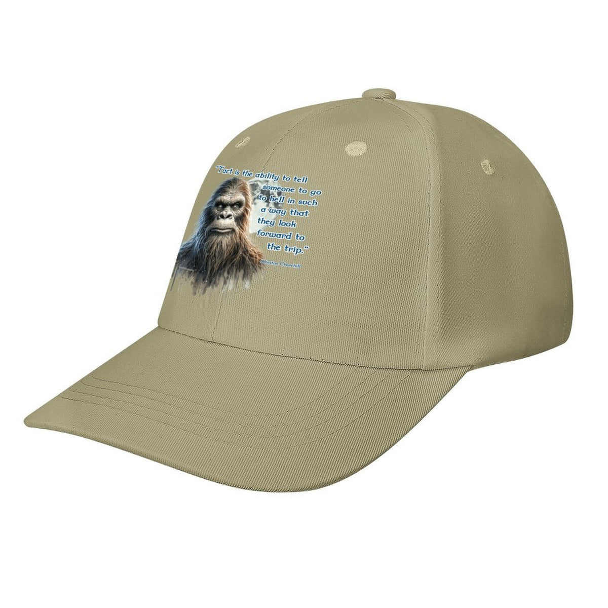 Bigfoot, Sasquatch “Tact..", Baseball Cap – 8 Colors