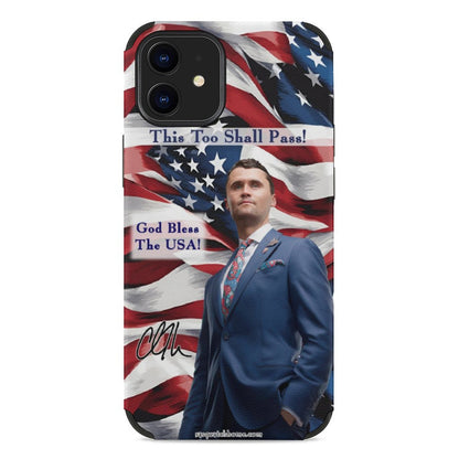 Charlie Kirk Memorial, Microfiber Phone Cases iPhone 12