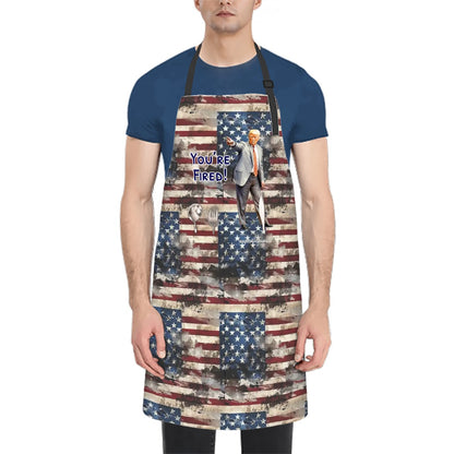 Donald Trump "You're Fired" Waterproof Apron with Pockets