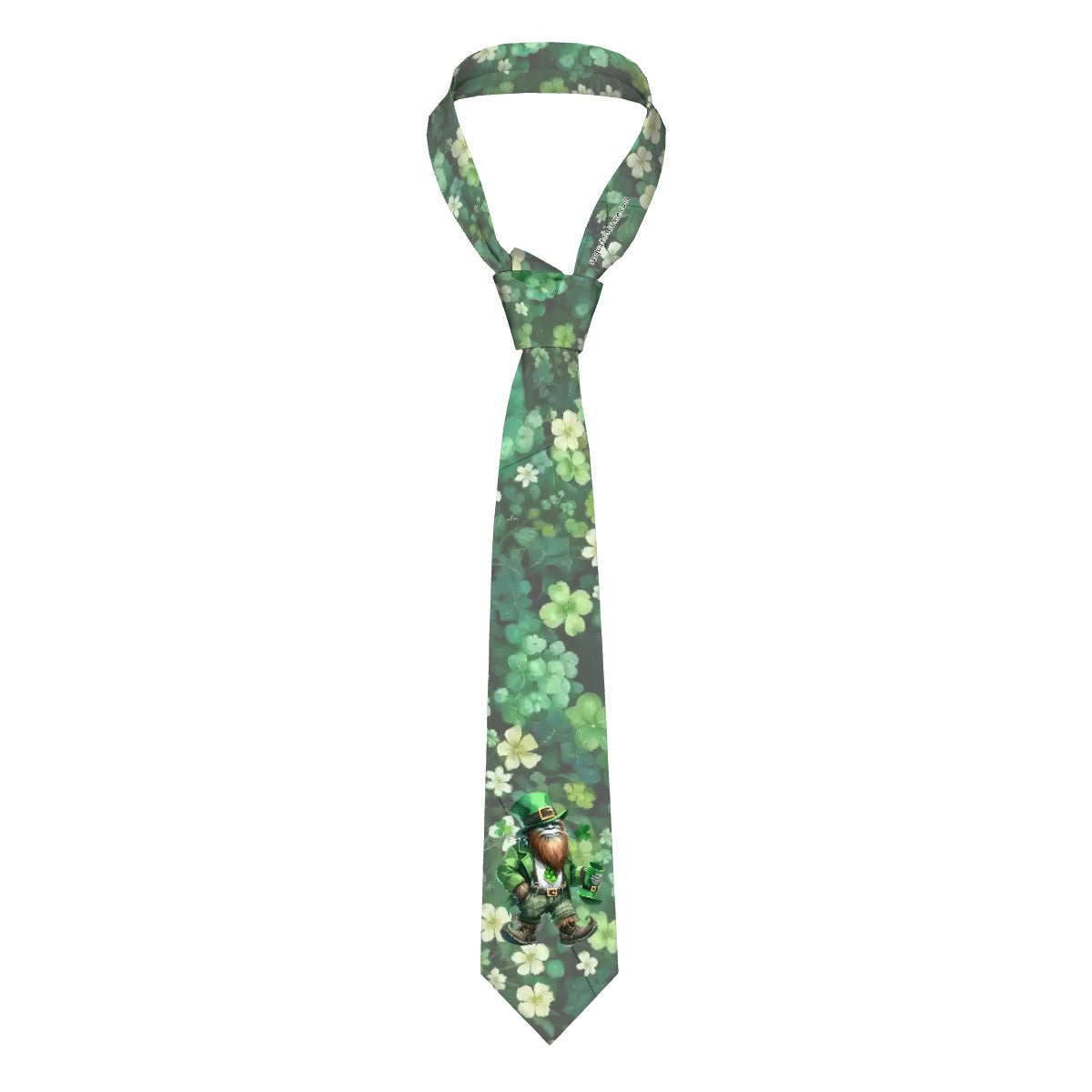 Bigfoot, Sasquatch St. Patrick, Silky Polyester Dapper Neck Tie