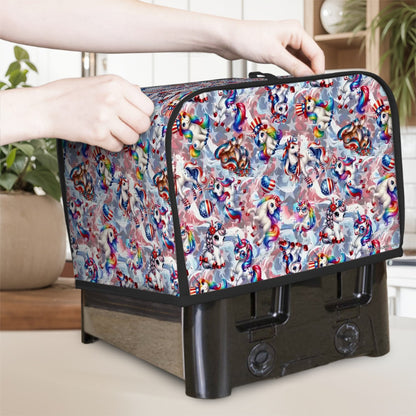 8 Patriot Designs, 2 Slice Toaster Cover