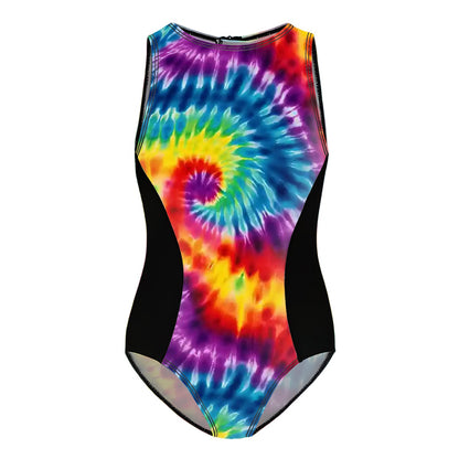 Girls One Piece Swimsuits, Awesome Tie-Dye Designs