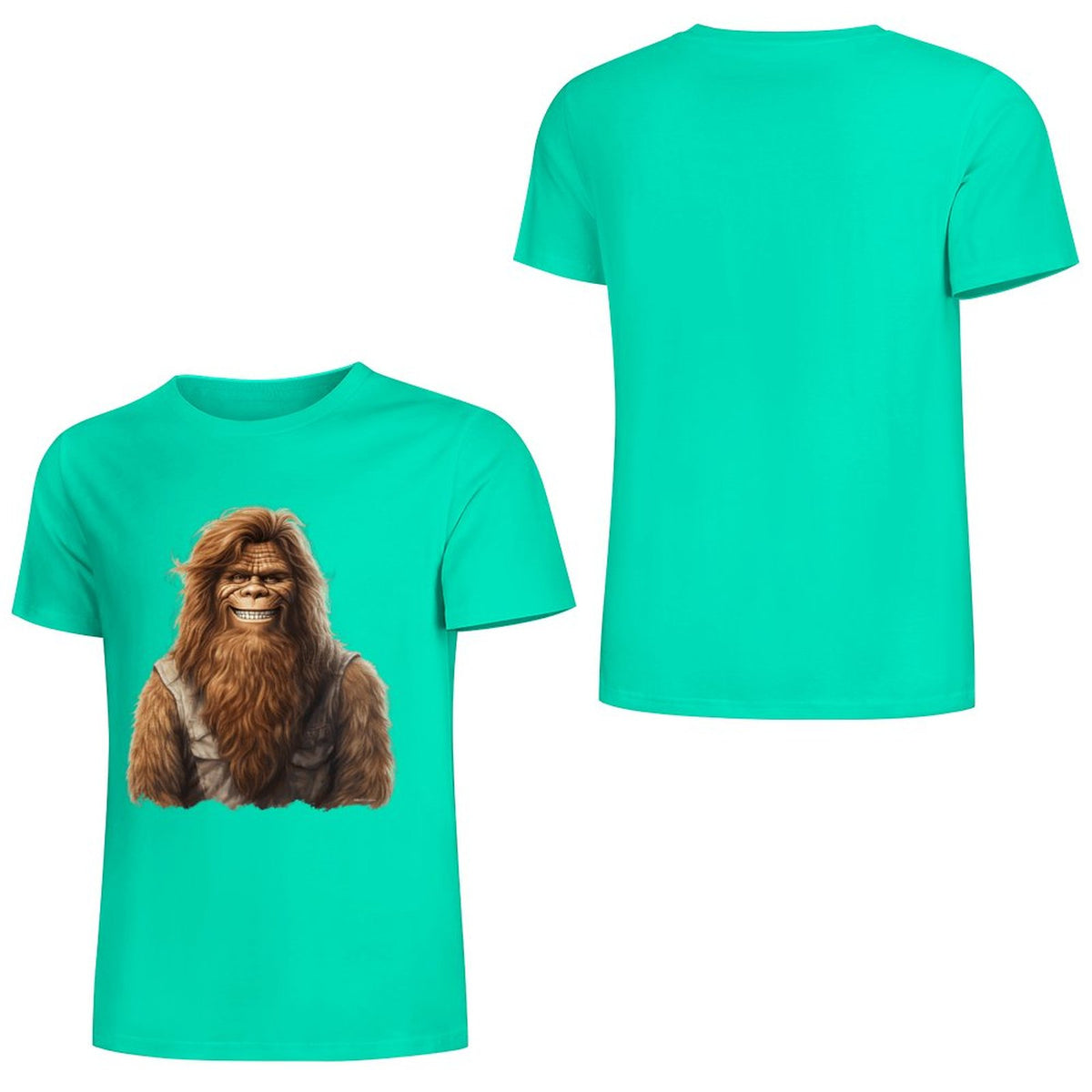 Bigfoot - Sasquatch Hillbillie Short Sleeve Cotton T-Shirt