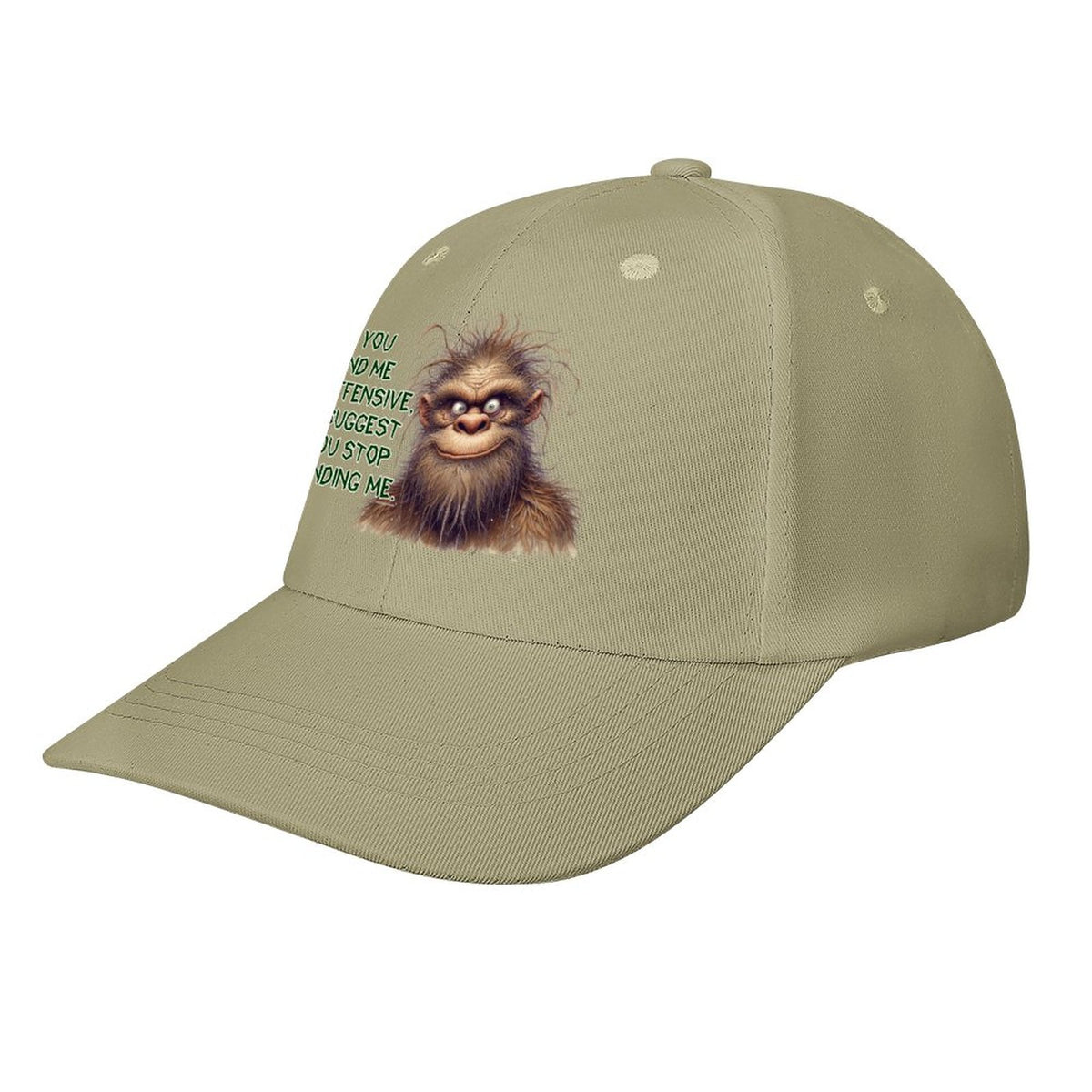 Bigfoot, Sasquatch “If you find me..", Baseball Cap – 8 Colors