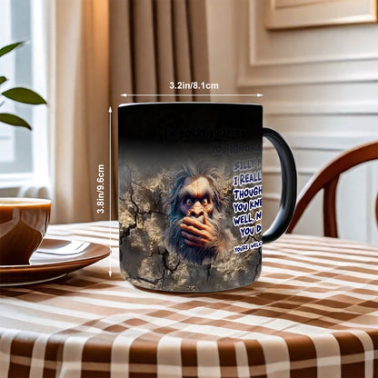 Sarcastic Sasquatch, “ I’m not good at advice” 11.2 Oz Ceramic Coffee Mug