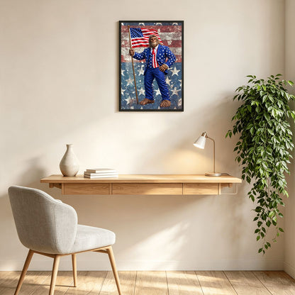 Patriot Sasquatch 300pcs Wooden Vertical Jigsaw Puzzle