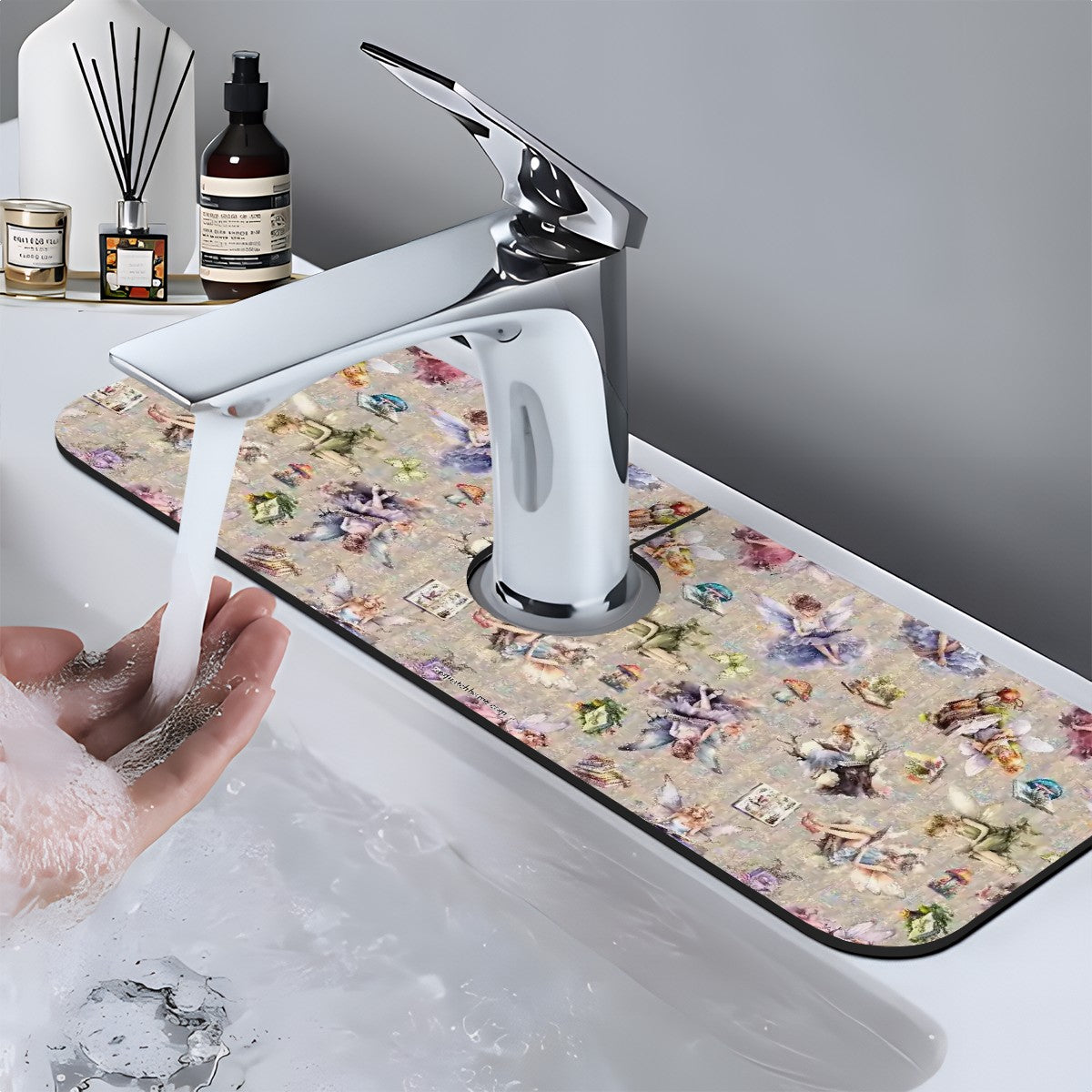 6 Fairy Designs, Faucet Mat
