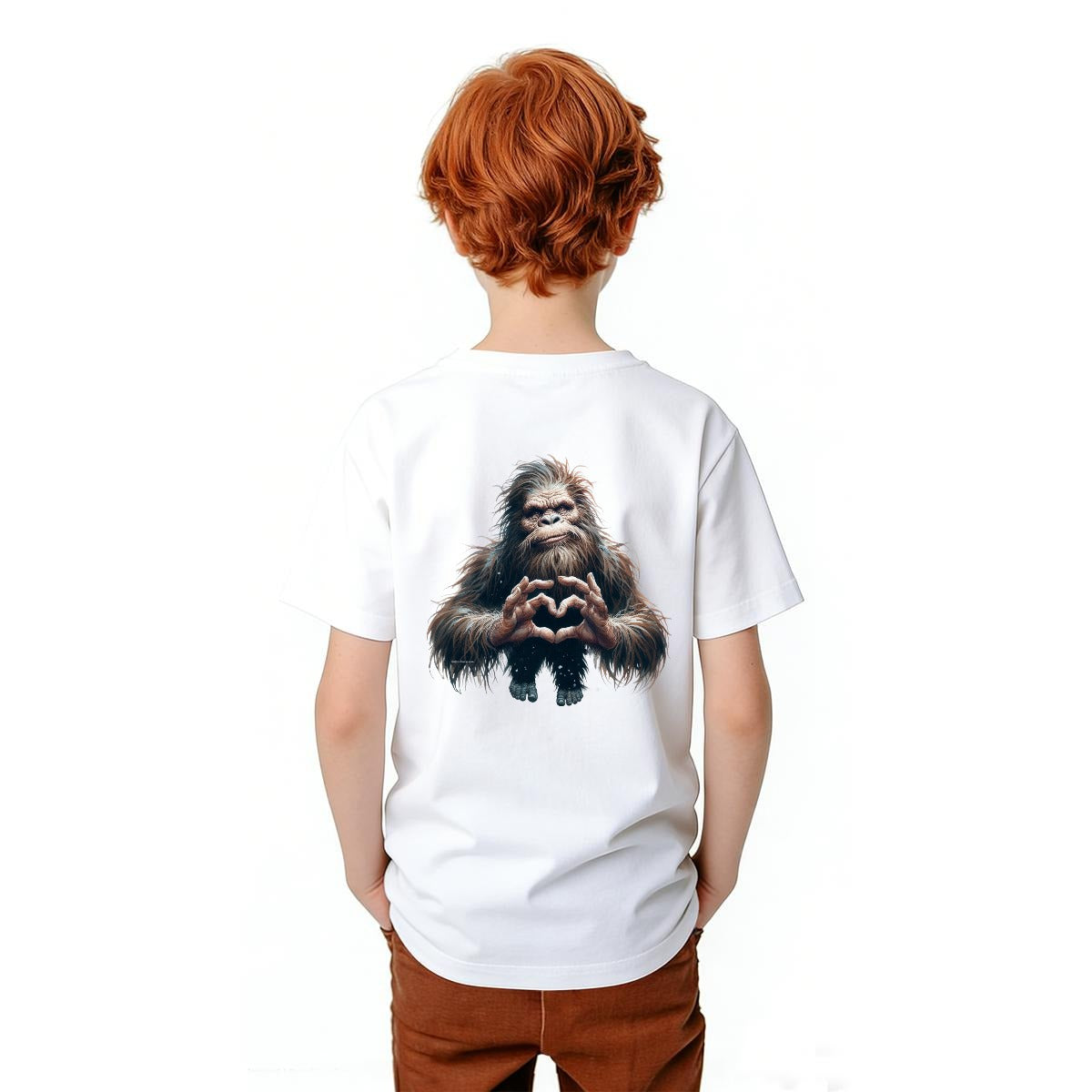Bigfoot Sasquatch Designs, Kid’s Double Sided Gildan 5000B T Shirt