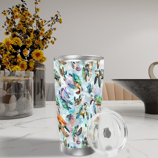 Animal Themed 20 oz Travel Coffee Mug w 3 options