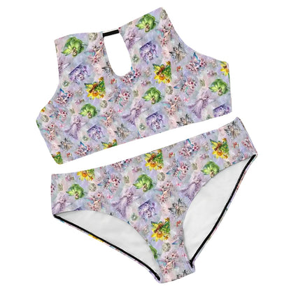6 Fairy Designs, Plus Size High-Waisted Bikini Customized Services