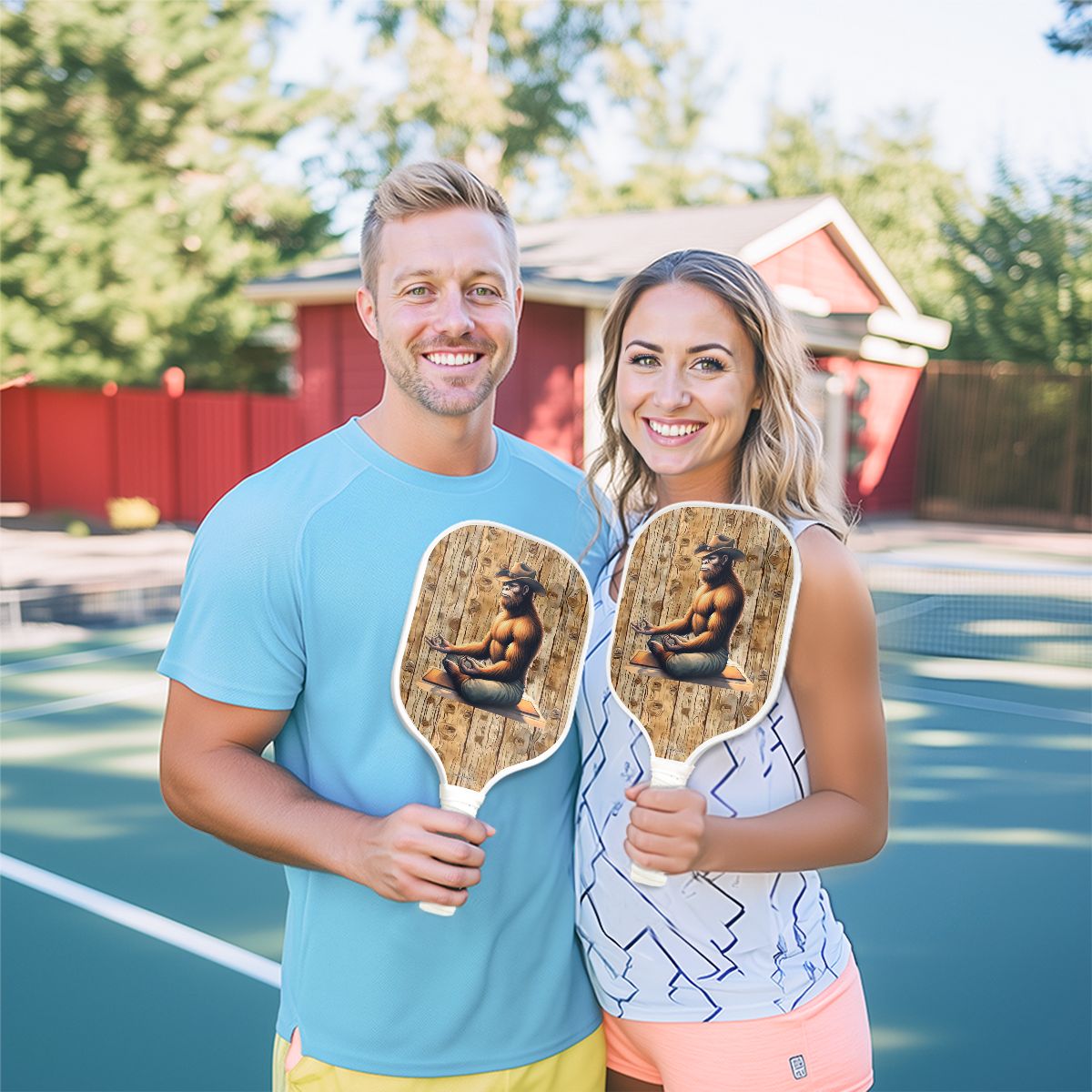 Zen Sasquatch Bigfoot Pickleball Paddle