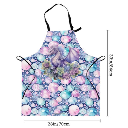 Purple Dragon, Waterproof Apron with Pockets