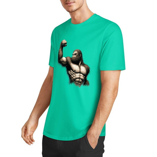 Bigfoot - Sasquatch Muscle Short Sleeve Cotton T-Shirt
