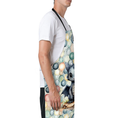 Baby Dragon, Waterproof Apron with Pockets