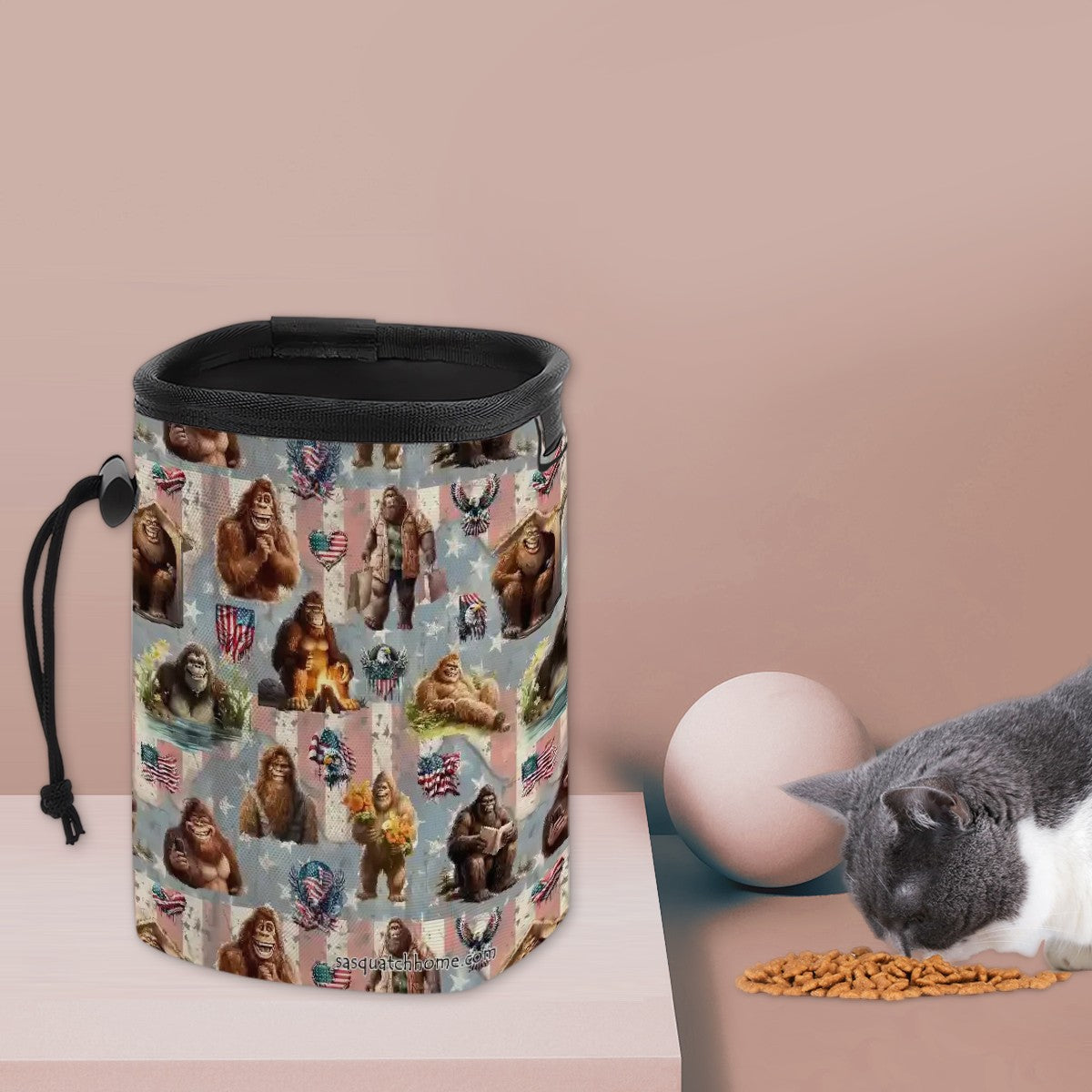 Bigfoot / Sasquatch Themed Pet Toy & Treat Pouch