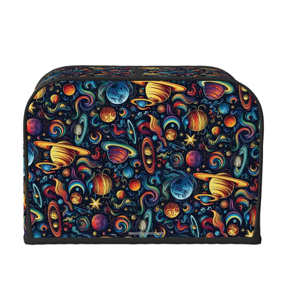 12 Galaxy Outer Space Designs, 4 Slice Toaster Cover