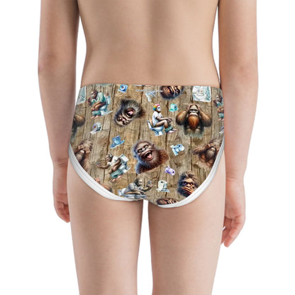 Boys & Teen Briefs - Bigfoot / Sasquatch Designs, Bigfoot Underwear, Bigfoot Briefs, Sasquatch Underpants