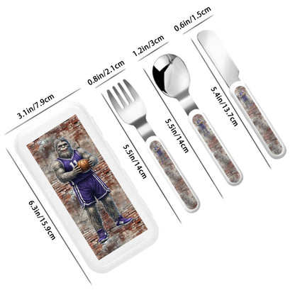Kids Cutlery Set Straight Handle