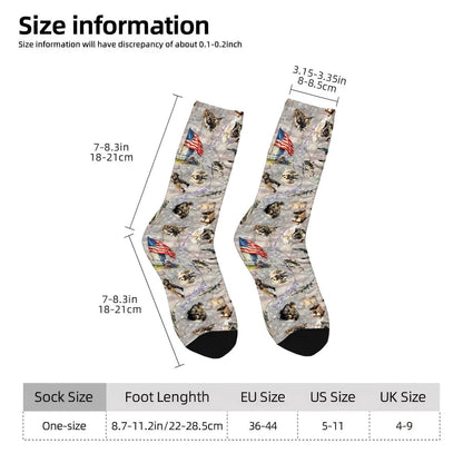 20 Misc Designs, Polyester Crew Socks