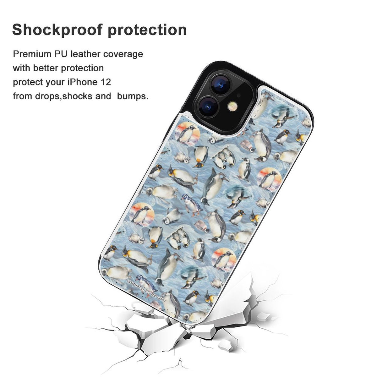 iPhone 12 Series Cell / Mobile phone Flip wallet case- 10 Animal Designs