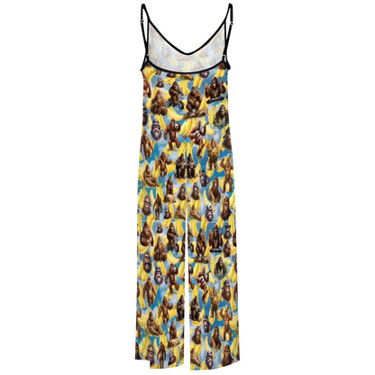 Sasquatch Themed Casual Jumpsuits for Women