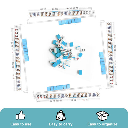 Kitty Cats Design, 4 Artistic Mahjong Tile Pusher Racks