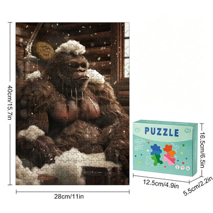 Sasquatch Bath 300pcs Wooden Vertical Jigsaw Puzzle