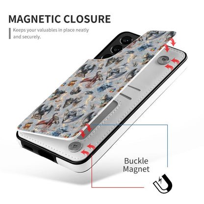 Awesome Designs - Samsung  S21 Ultra, Phone Case / Flip Cover Wallet